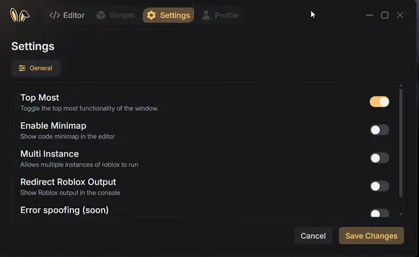 Bunni Executor UI